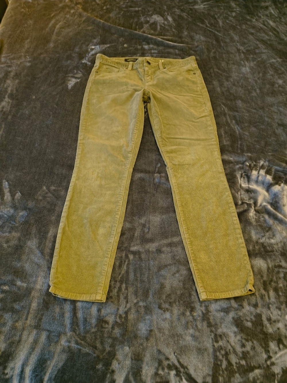 J. Crew Olive Green Corduroy Skinny Pants